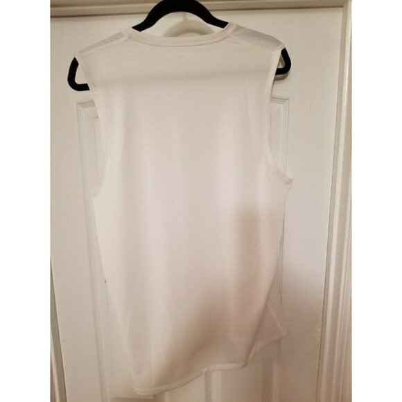 𝅺NIKE Pro Dri Fit Shirt Large White - Picture 9 of 10